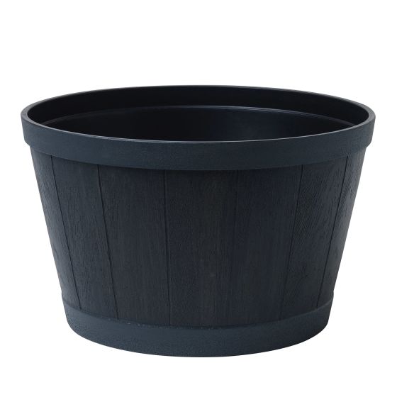 Pot à plantes, Baril de bourbon, 18" x 10-1/2"
