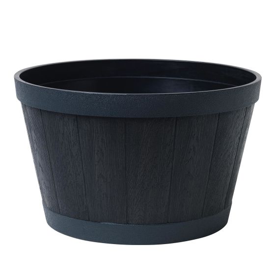 Pot à plantes, Baril de bourbon, 20" x 12"