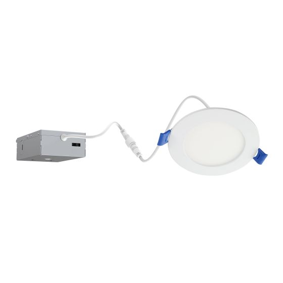 Lumière encastrée, DEL, 3 couleurs, 5 CCT, 4", 4/pqt