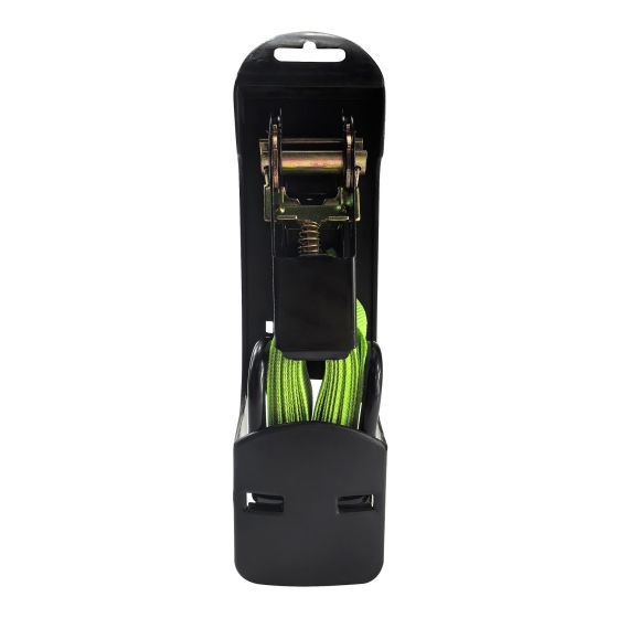 Sangle à cliquet, noir - vert, 1" x 15’