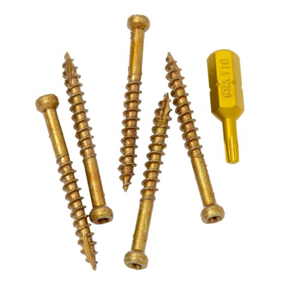 Finishing & Trim Deck Screws - #8 x 1-1/2" - 100/Pkg