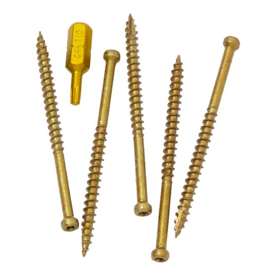 Finishing & Trim Deck Screws - #8 x 2-1/2" - 100/Pkg