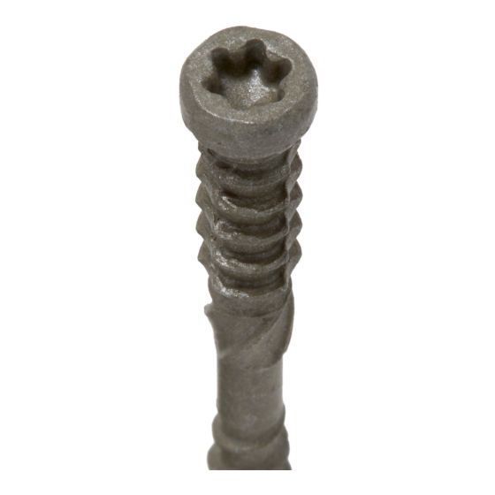 Composite Deck Screws - #9 x 2-1/2" - Grey - 100/Pkg