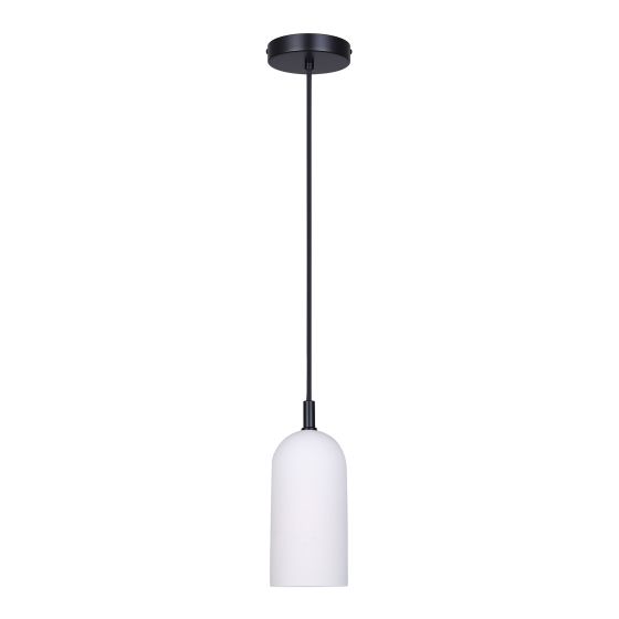 Luminaire suspendu Cimentia, 4,3", blanc