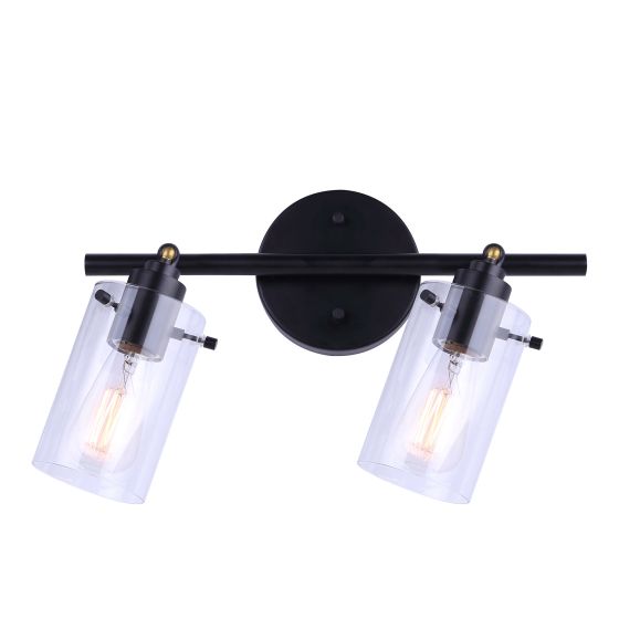 Deleska Wall Light – 2 Lights – Black