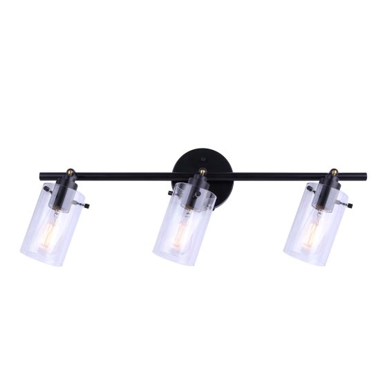 Deleska Wall Light – 3 Lights – Black