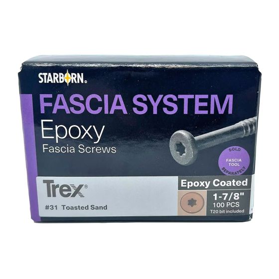 Vis pour planche Fascia, Trex, Toasted Sand, 1 7/8", 100/pqt