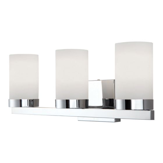 Vanity Wall Light – 3 Bulbs – Fideka – Chrome - 23"