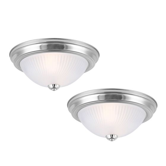 Flushmount – Xion - Brushed Nickel – 11” – 2/pkg