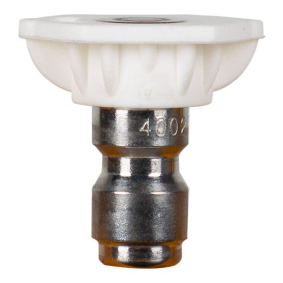 Buse, connexion rapide, 40°, blanc, 5000 PSI max