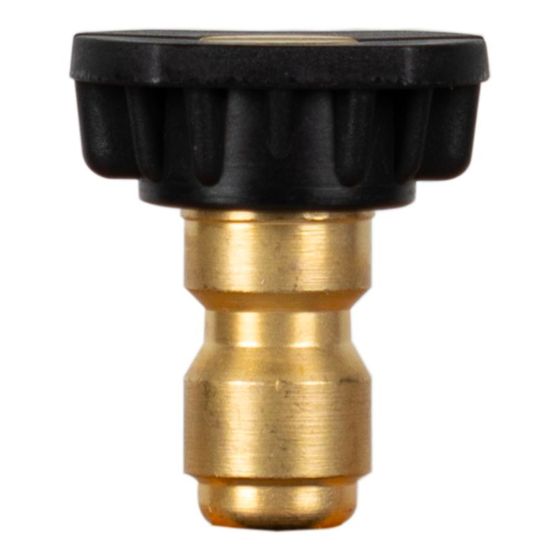 Buse, connexion rapide, savon, 65D, noir, 5 000 PSI max