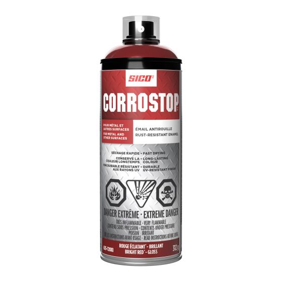 Rust-Resistant Enamel - Corrostop - Gloss - Bright Red - 312 g