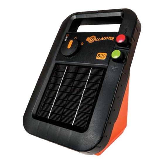 Électrificateur solaire, S20
