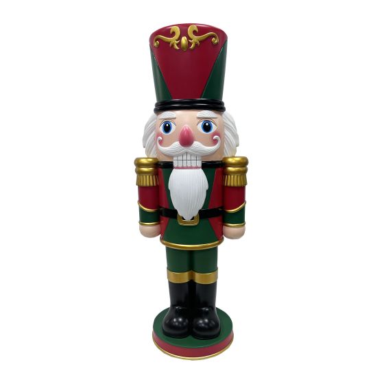 LED Nutcracker Decoration, 6-Hour Timer, 42-in