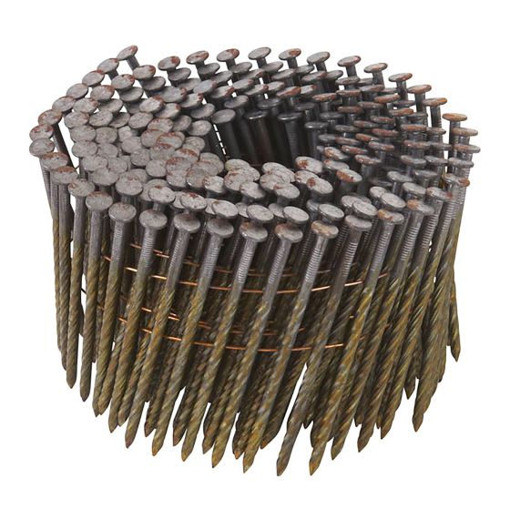 Coil Framing Nails, Spiral Shank, 3-1/4" x 1/8", 4000/Pkg