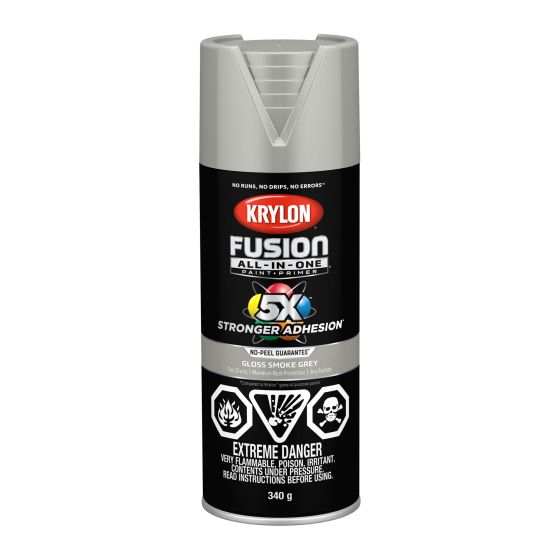 All-In-One Protective Spray Paint - Fusion - Glossy smoke Grey - 340 g