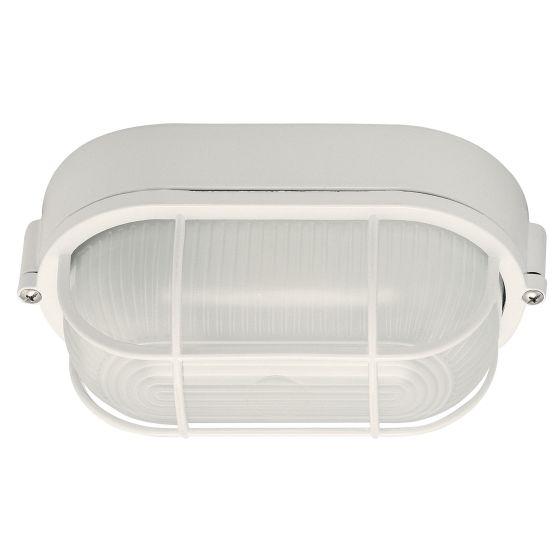 Outdoor Wall Light - 8.25" x 4.13" x 4.38" - White
