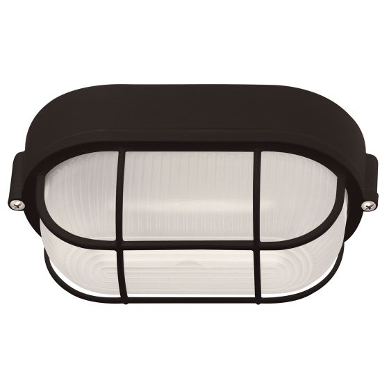 Luminaire mural extérieur, 8,25" x 4,13" x 4,38", noir