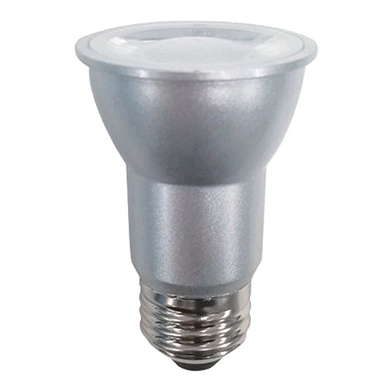 Ampoule DEL PAR16, intensité variable, 6 W, lumière du jour, 2/pqt