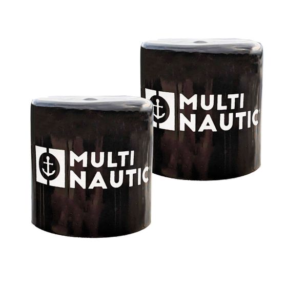 Capuchon de protection pour pieu, noir, 2/pqt