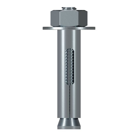 Sleeve-All Mechanical Anchors, Hex, 1/2 x 2-1/4-in, 50/Pkg