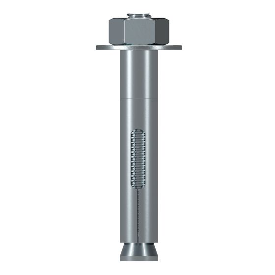 Sleeve-All Mechanical Anchors, Hex, 1/2 x 3-in, 50/Pkg