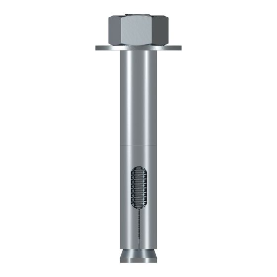 Sleeve-All Mechanical Anchors, Hex, 5/8 x 6-in, 10/Pkg