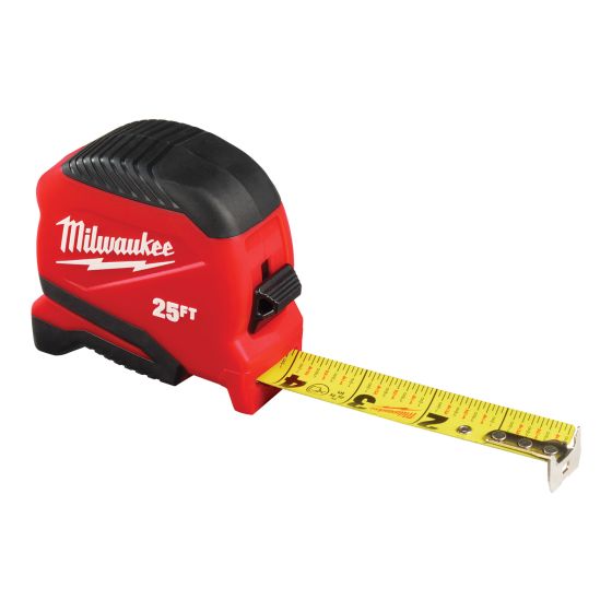 Compact Tape Measure, 25-ft