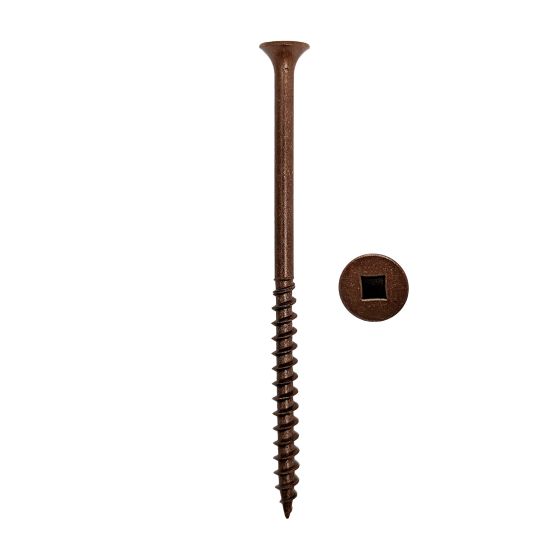 Treated Wood Screws - #10 x 3-1/2" - 50/Pkg