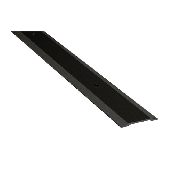 Barre de jonction, aluminium, 1 1/4" x 36", noir mat