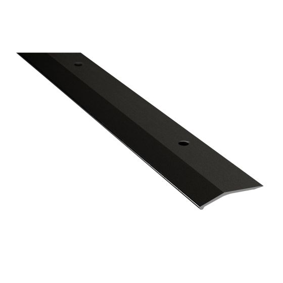 Barre de transition biseautée, 1 1/2" x 36", noir mat