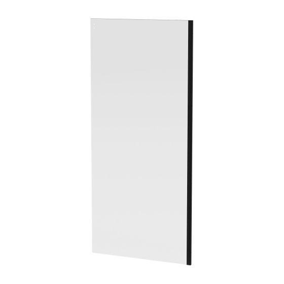 Sedna Frameless Shower Side Panel - 32" X 78" - Matte black Finish