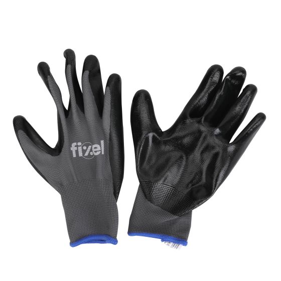 Gants de travail, paume en nitrile, très grand ,10/pqt