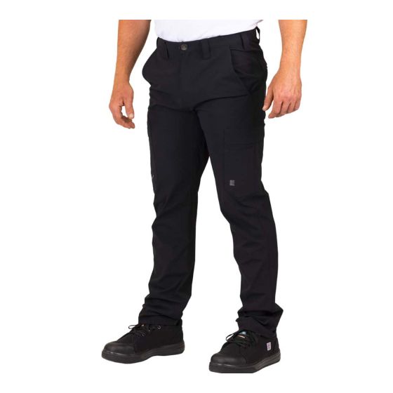 Pantalon de randonnée, extensible 4 sens, 40-32", noir
