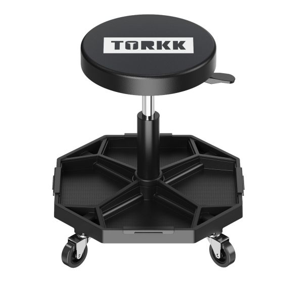 Adjustable Shop Stool - 360° Swivel - 40-54 cm Height