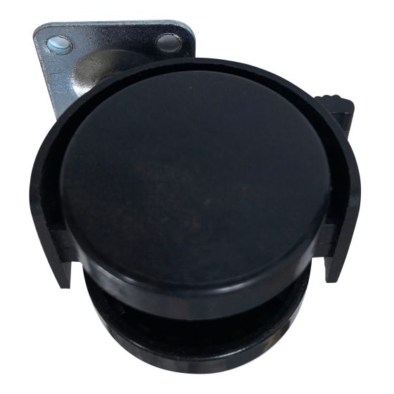 Dual-Wheel Caster With Brake - 2" - 35kg Load Capacity