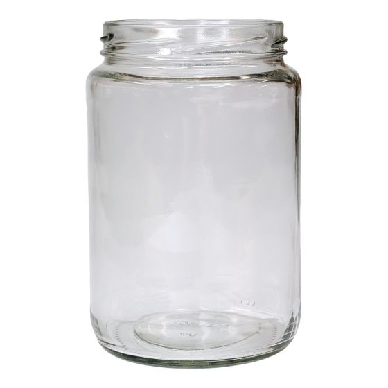 Short Round Glass Jars - 82 mm TW - 12 x 750ml