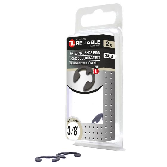 External Snap Ring - 3/8" - 2/Pkg