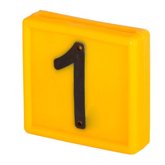 Number Block #1 - Yellow - 10/Pkg