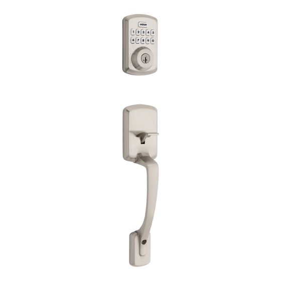 Electronic Handleset - Keypad Deadbolt - Satin Nickel