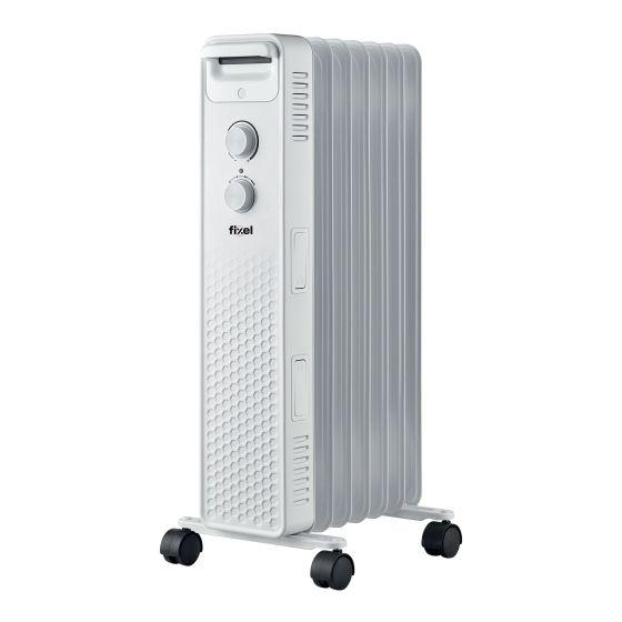 Radiateur à huile, 1500 W, 3 réglages de chaleur, 120V