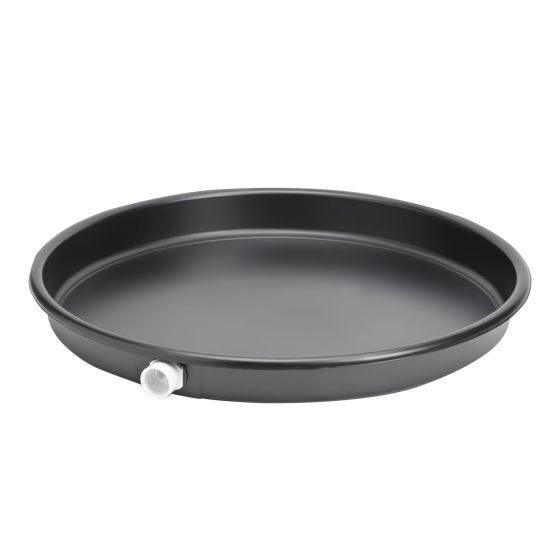 Bac de chauffe-eau en plastique avec vidange, 24"