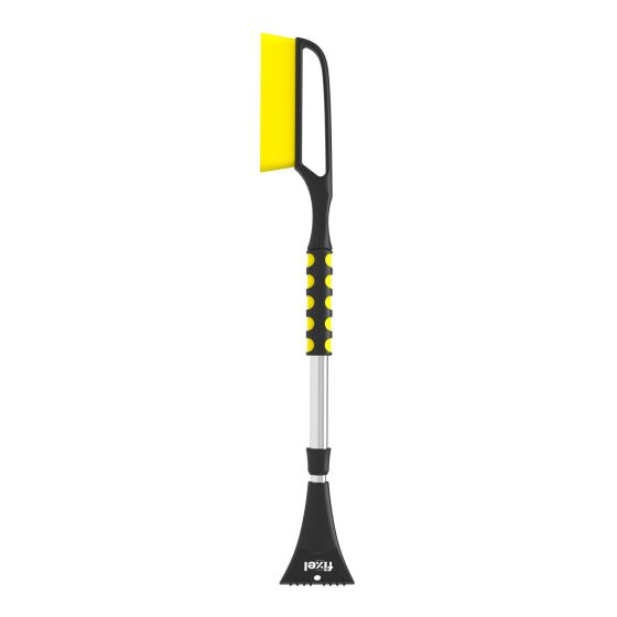 Balai à neige télescopique, 33 1/2" à 46", avec grattoir