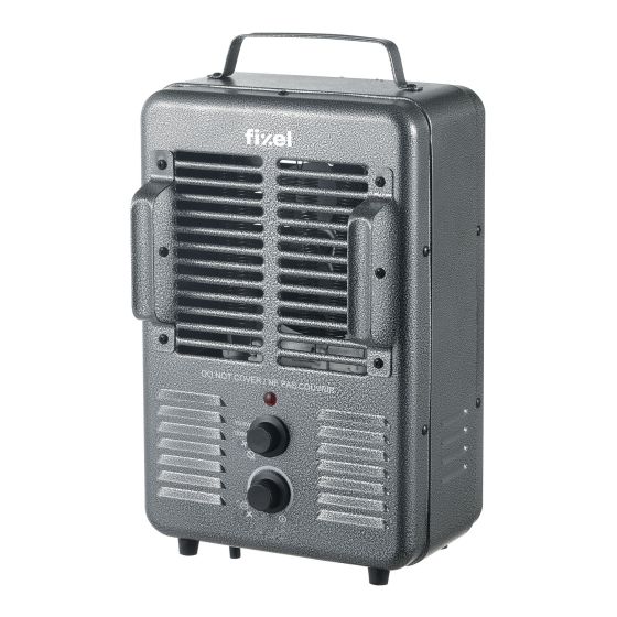 Forced-Air Utility Heater - 1500W - 2 Heat Settings