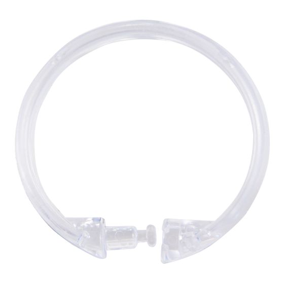 Shower Curtain Rings - Transparent PS - 2.16" - 12/Pkg