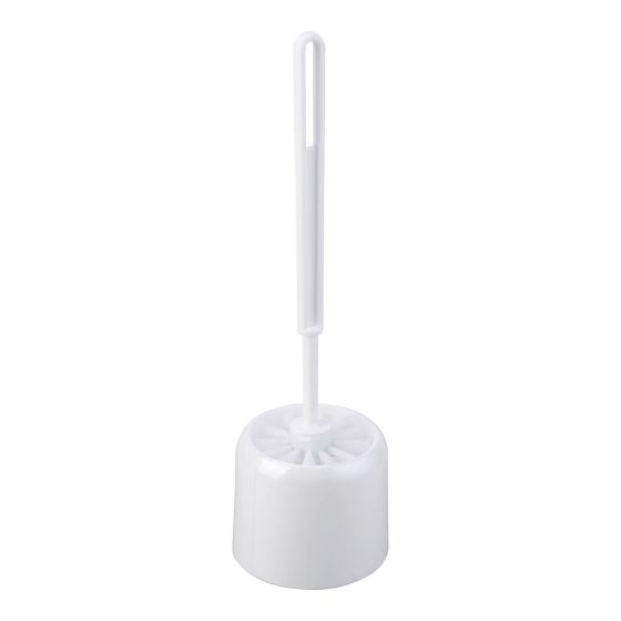 Toilet Brush - Polypropylene - 4.13" x 4.13" x 14.17" - White