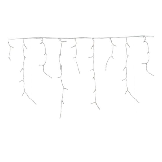 LED Icicle Lights 5MM - Pure White - 240 Bulbs