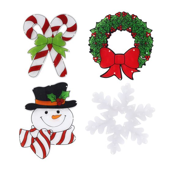 Lighted Christmas Decorations - 45 cm - 20 Lights - 4 Designs