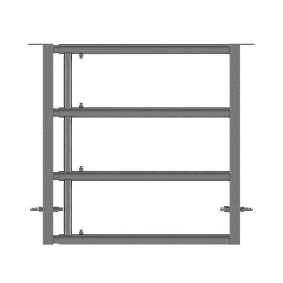 Galvanized LV4 Panel - Adjustable 1-2 m - 1 Spacer - 60 mm Tube