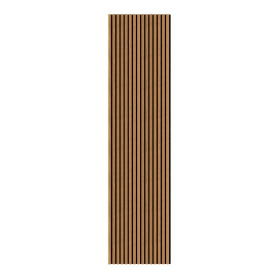 Acoustic Wall Panel - 24" x 95" - Walnut - 2/Pkg